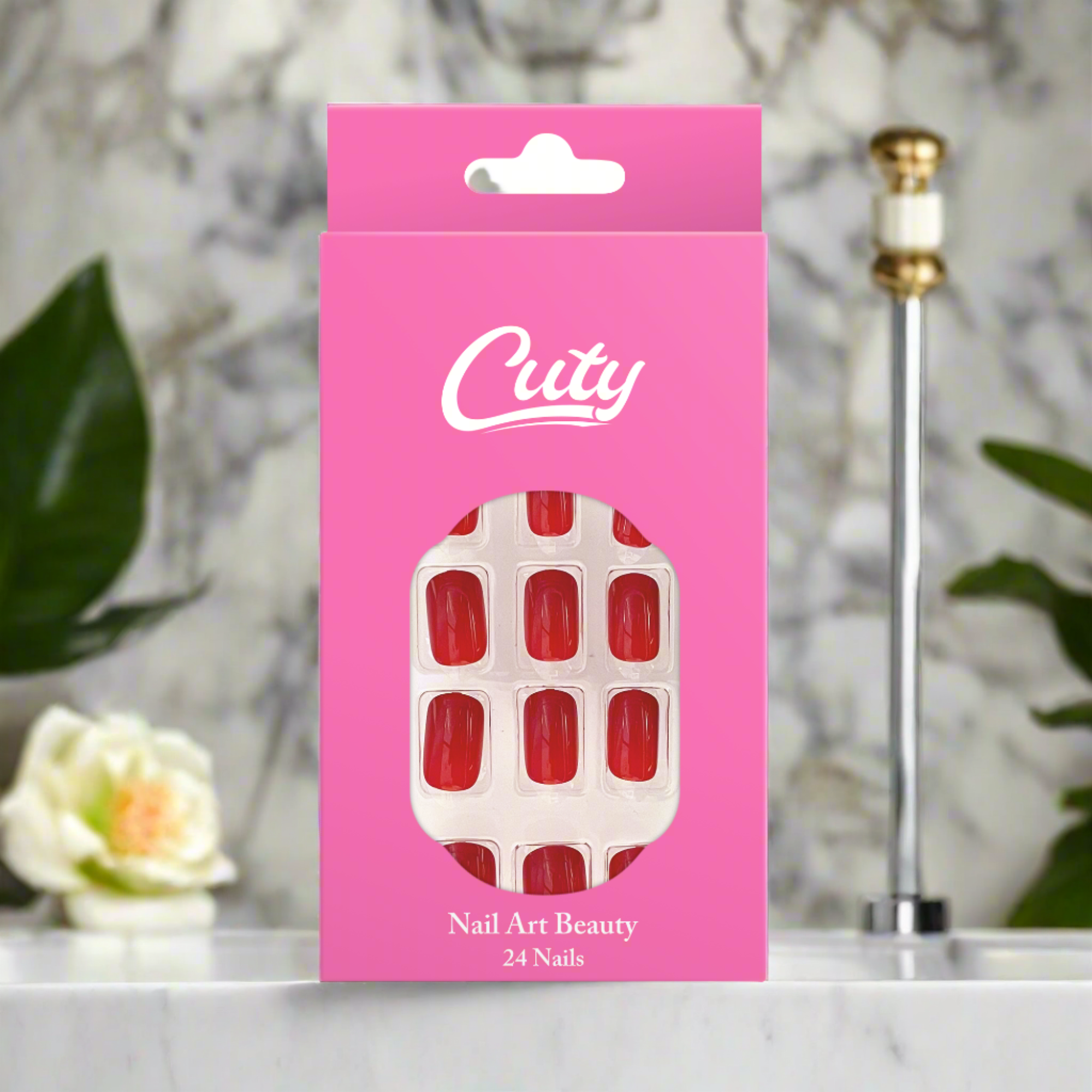 Cuty 24 Sticky Nails (Built-In Jelly Stickers)