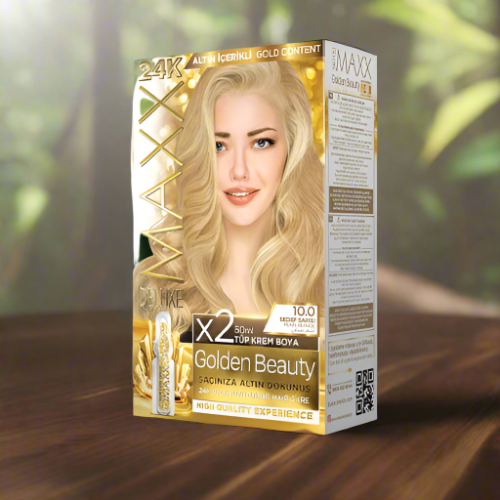 Maxx Deluxe 24K Gold Hair Dye - Pearl Blonde (10.0)