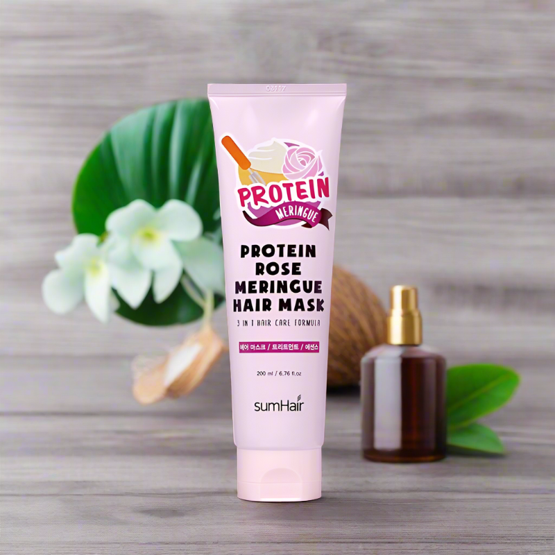 Protein Rose Meringue Hair Mask - sumhair (200ml)