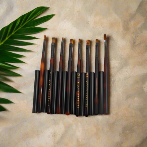 Professional Nails Brush Set Of 8 Pieces