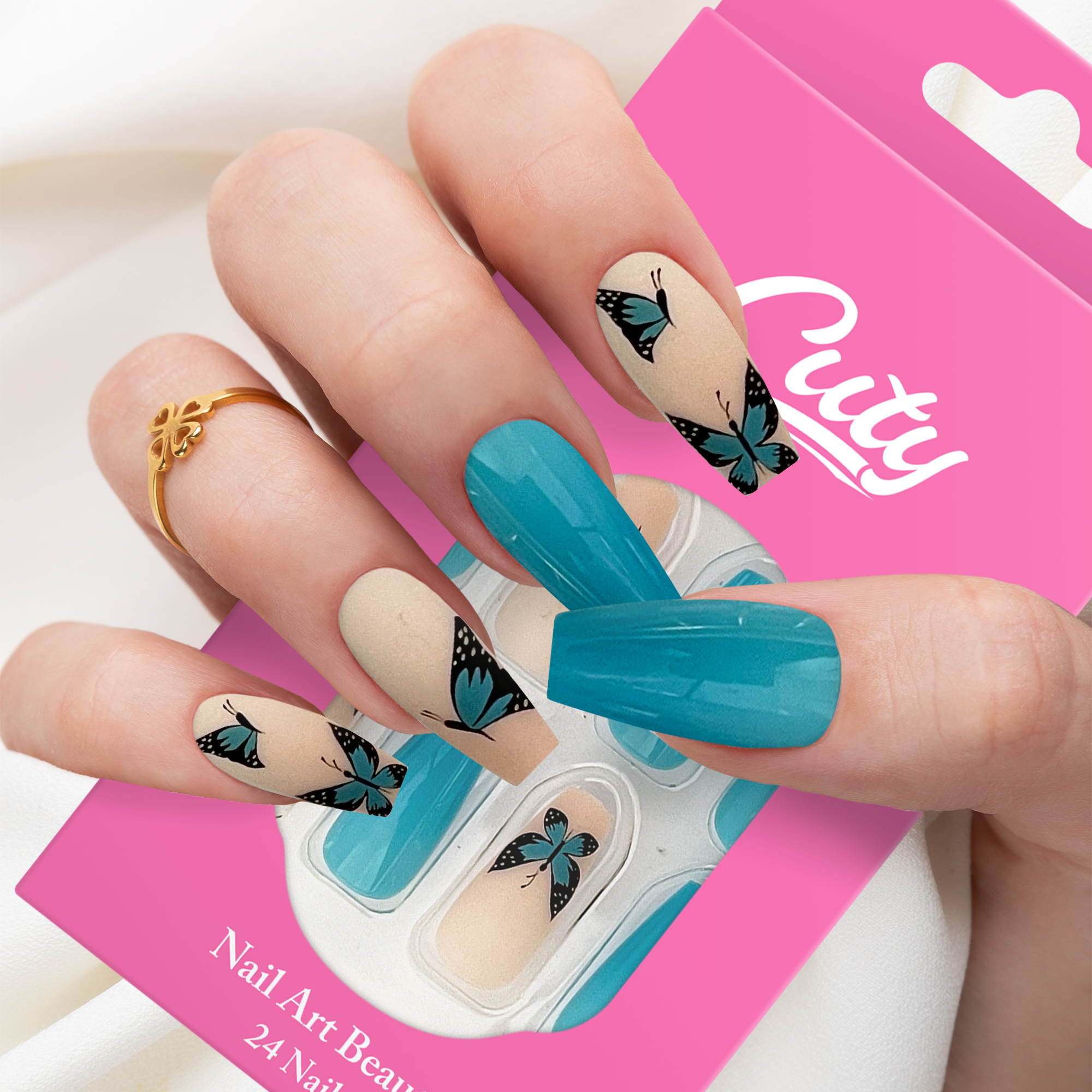 Cuty VersaGel Tape Nails #6