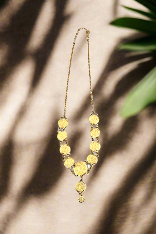 Arabic Necklace Gold Color