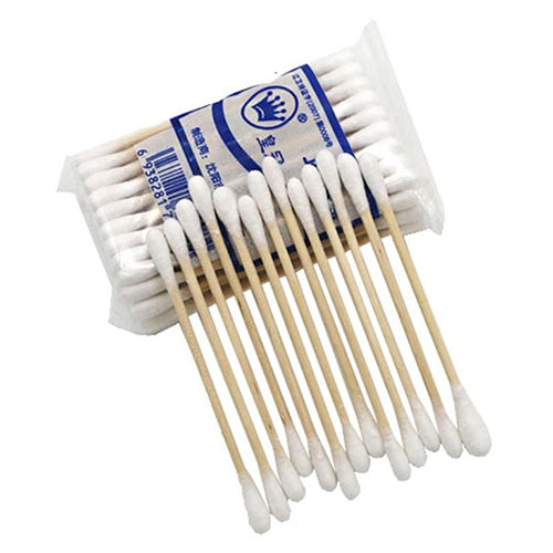 Wood Sticks Cotton Swabs Ear Cleaning (24 pack) / each pack 50 stick