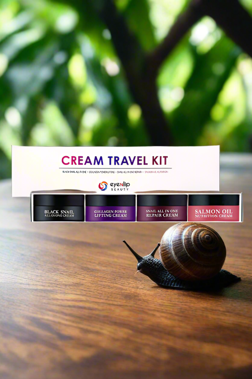 Cream Travel Kit - Black Snail All In One (4 Pieces)