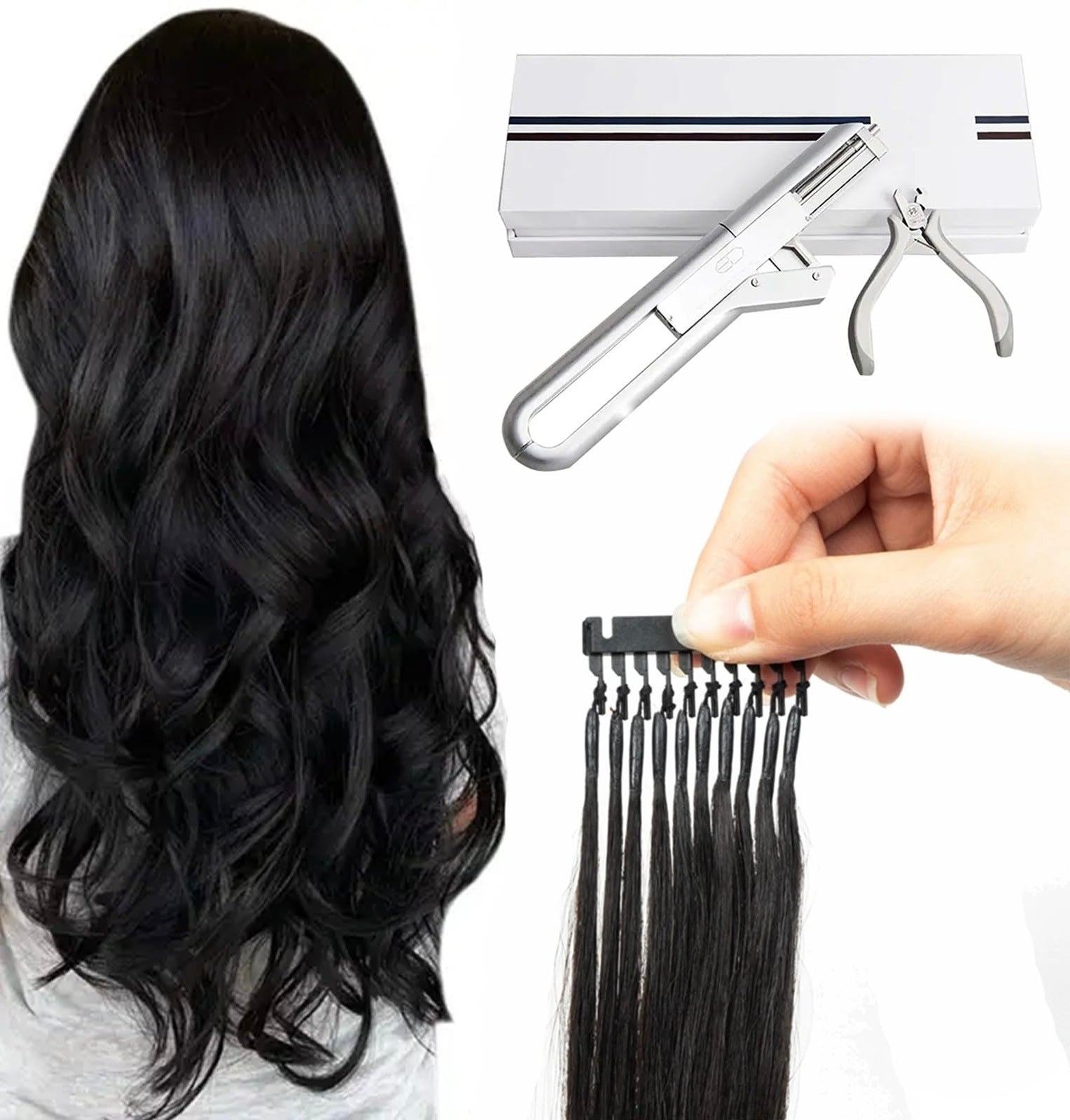 Set 6D Hair Natural Extensions