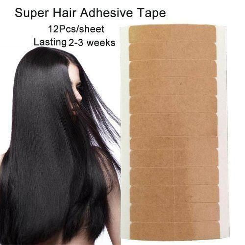 Sheets Wig Glue Kraft Double-Sided Hair Extension (12pcs)