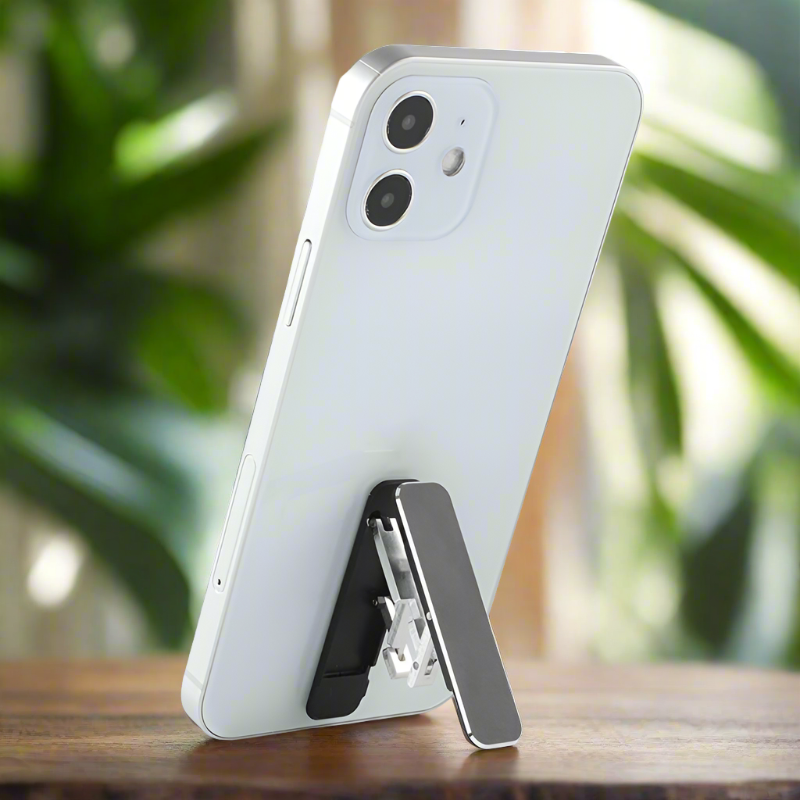 حامل هاتف لاصق ستيكيرز رفيع (أسود)