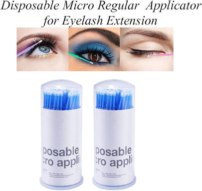Disposable Micro Regular Applicators for Eyelash Extension (100 pieces)