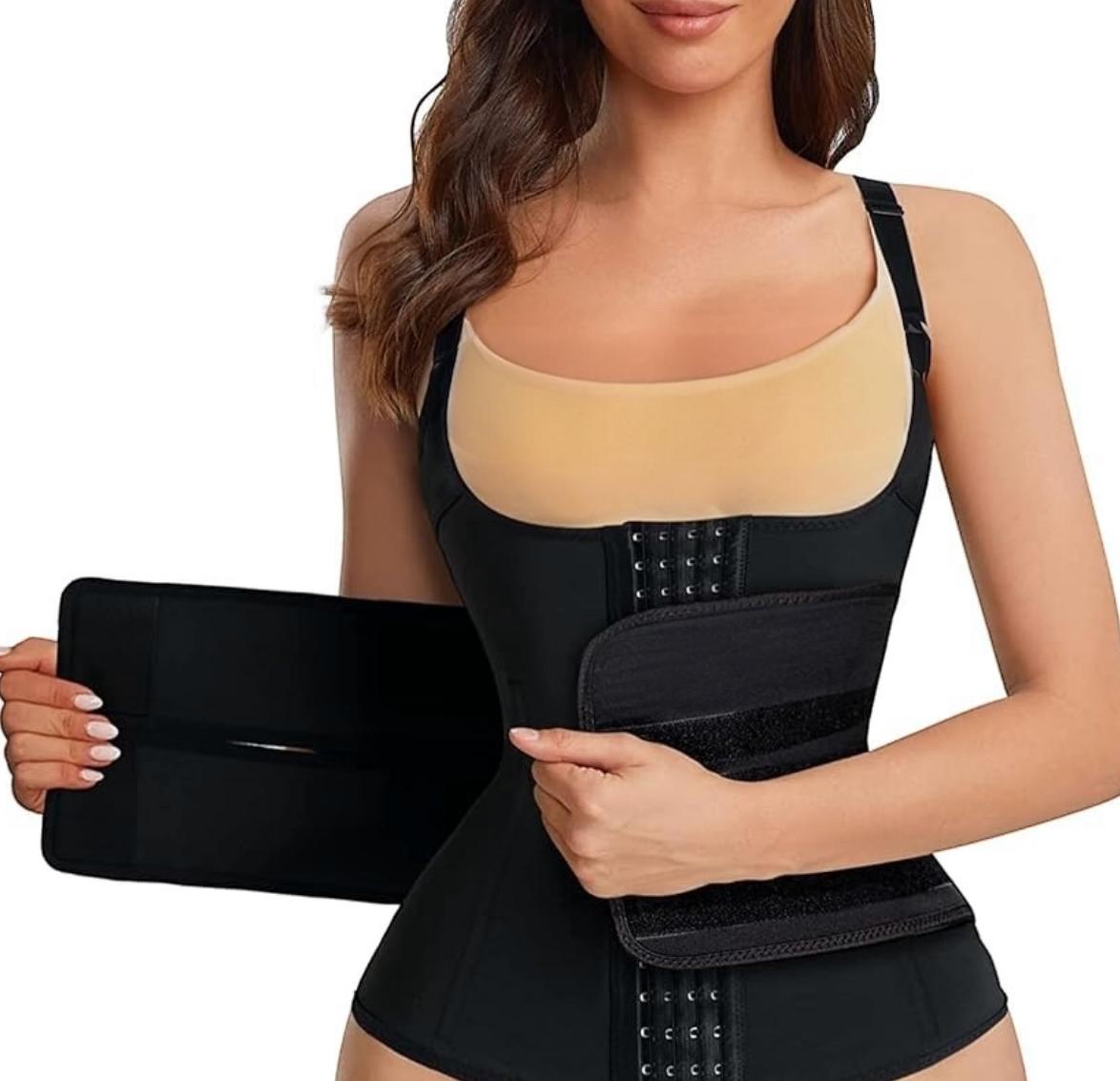 Sweat Waist Corset with Belt