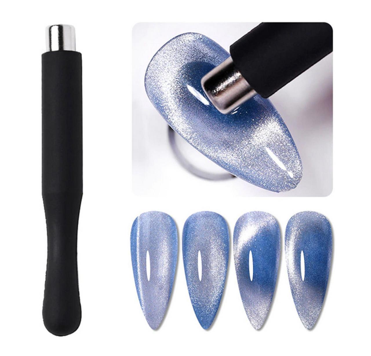 Cat Eye Cylindrical Magnet Nails 3D
