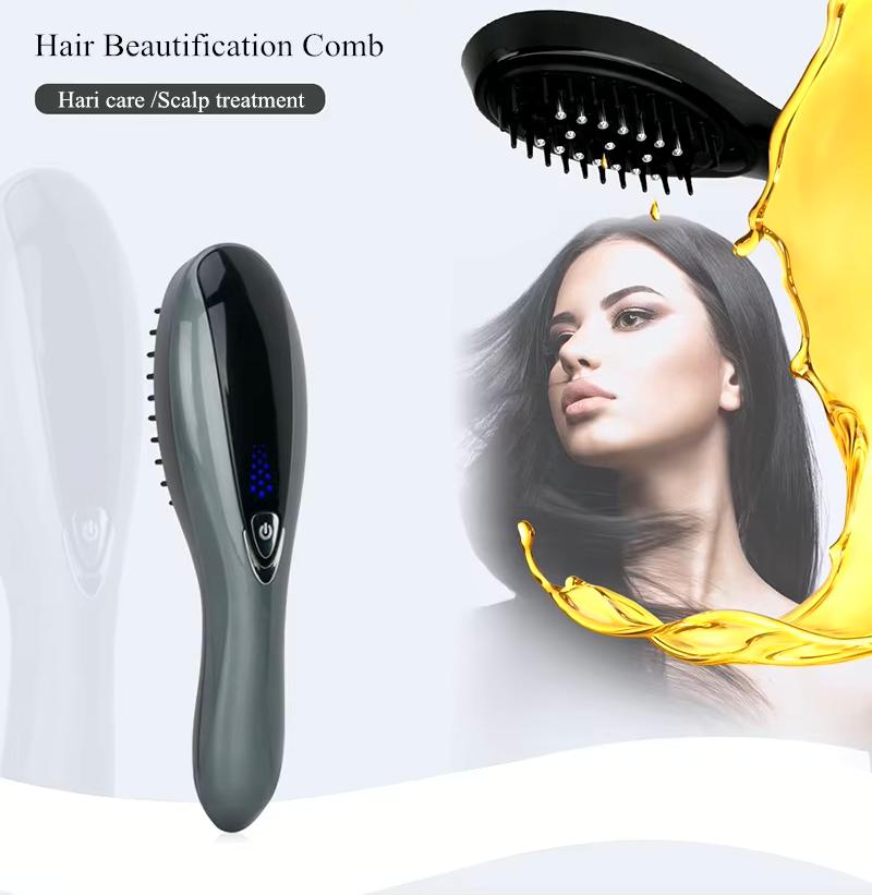 مشط زيت التدليك الكهربائي - علاج الشعر