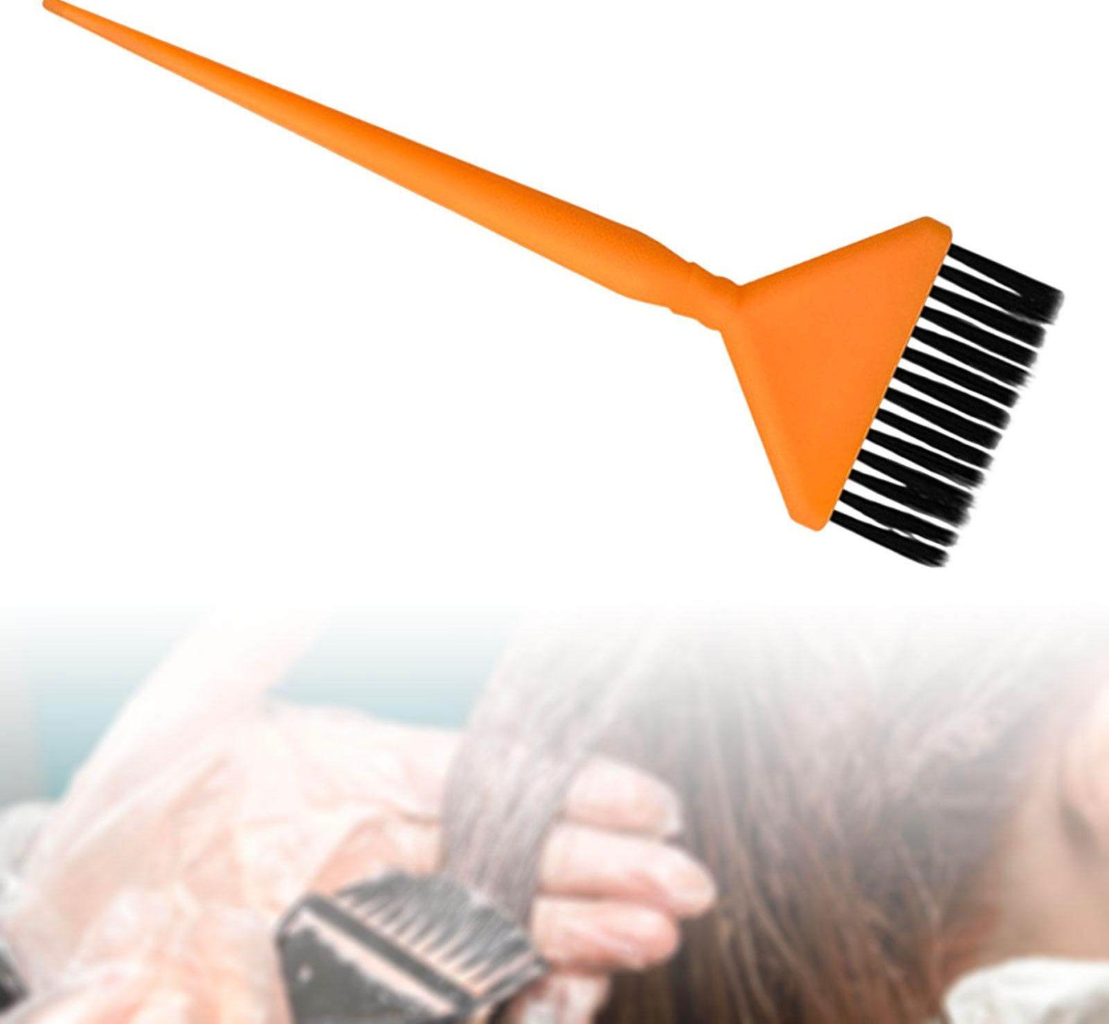 Coloring Brush Hair orange & black (1pc)
