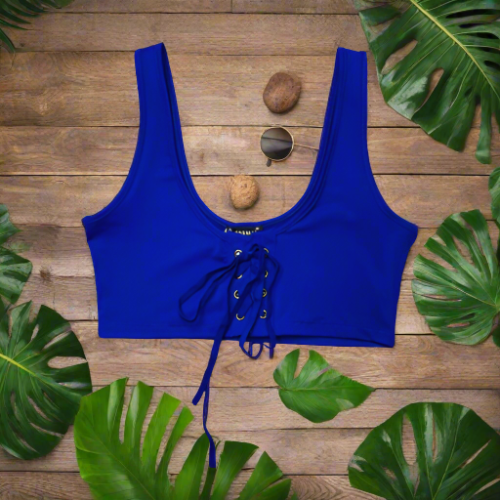 Miss Moi - Plain Sports Bra (Blue) A20139