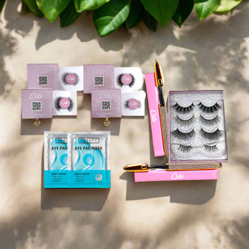 مجموعة رموش كيوتي مكونة من 9 منتجات