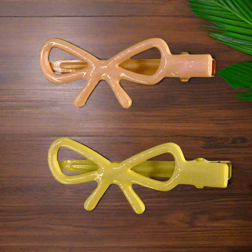 Hair Clips in different shapes (2 pieces)