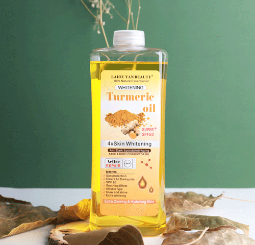 زيت تصحيح الوجه والجسم من الكركم (1000 مل)