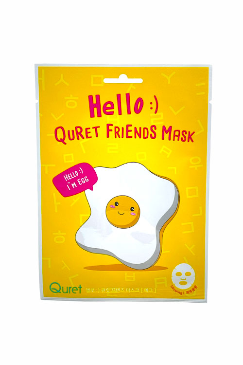 Hello - QuRet Friends Mask (Egg)