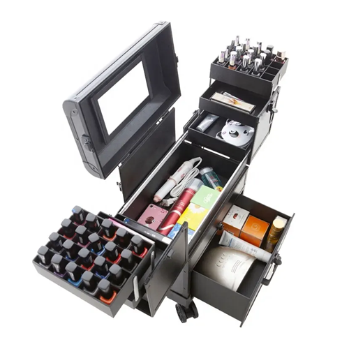 Professional Makeup Artist Trolley Lockable Case