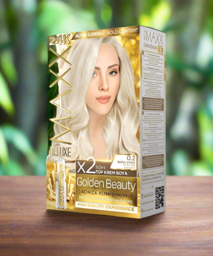 Maxx Deluxe 24K Gold Hair Dye - Ice Blonde (0.2)