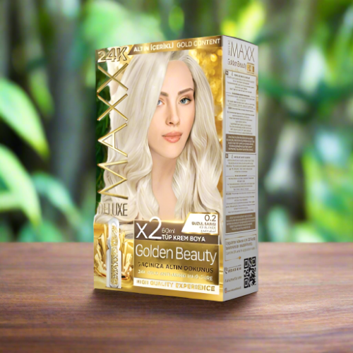 Maxx Deluxe 24K Gold Hair Dye - Ice Blonde (0.2)