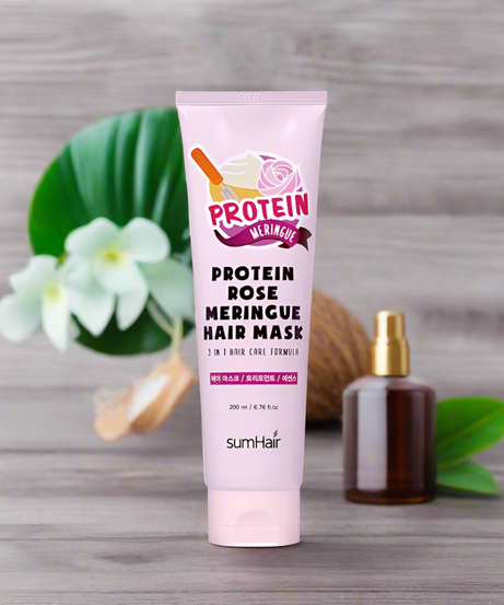 Protein Rose Meringue Hair Mask - sumhair (200ml)