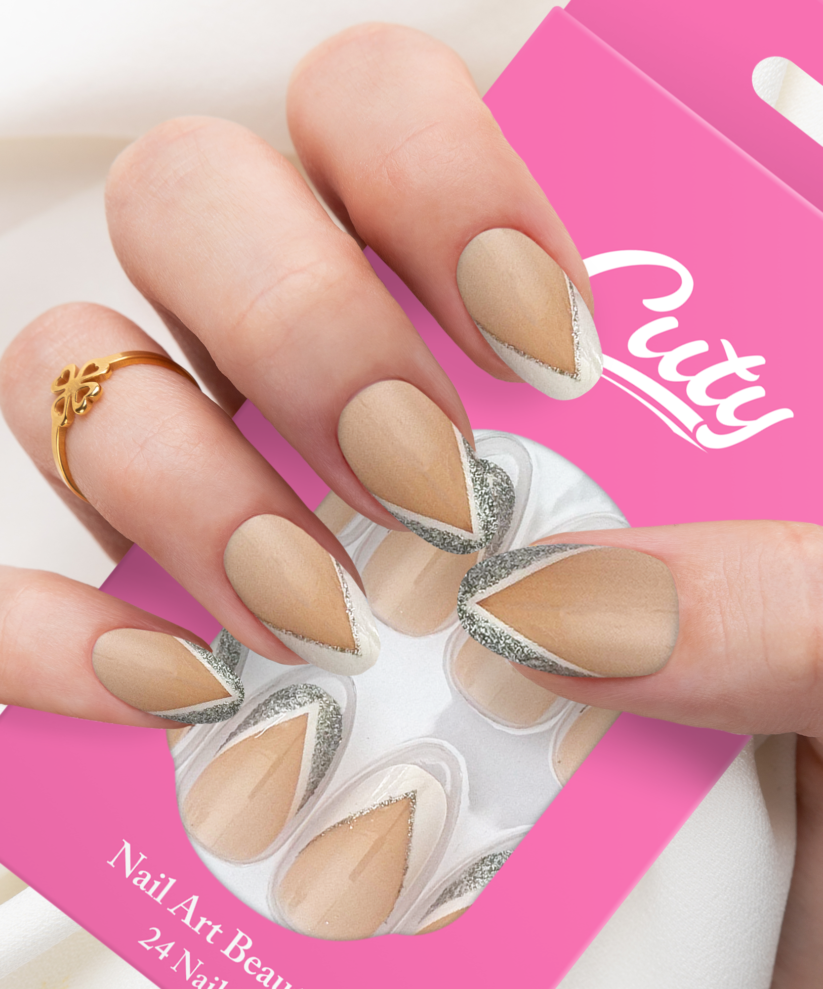 Cuty VersaGel Tape Nails #12