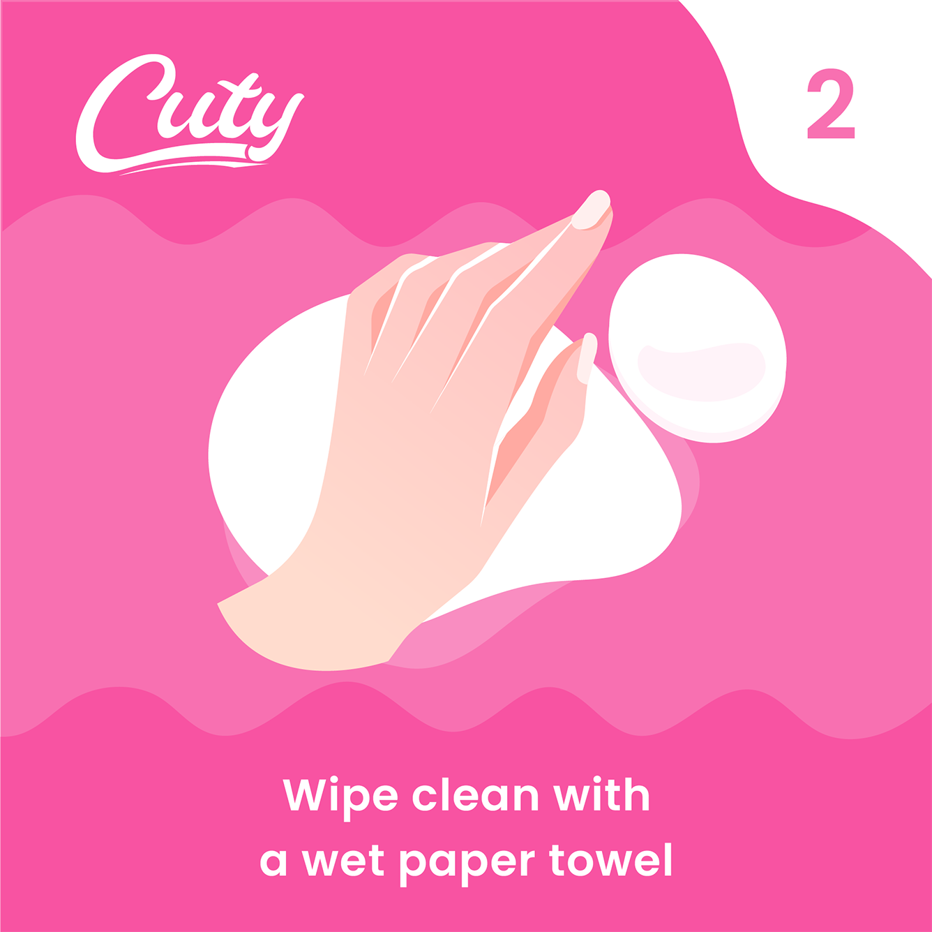 Cuty Nails Set: Flawless Acrylic Nails with Jelly Tape Adhesion