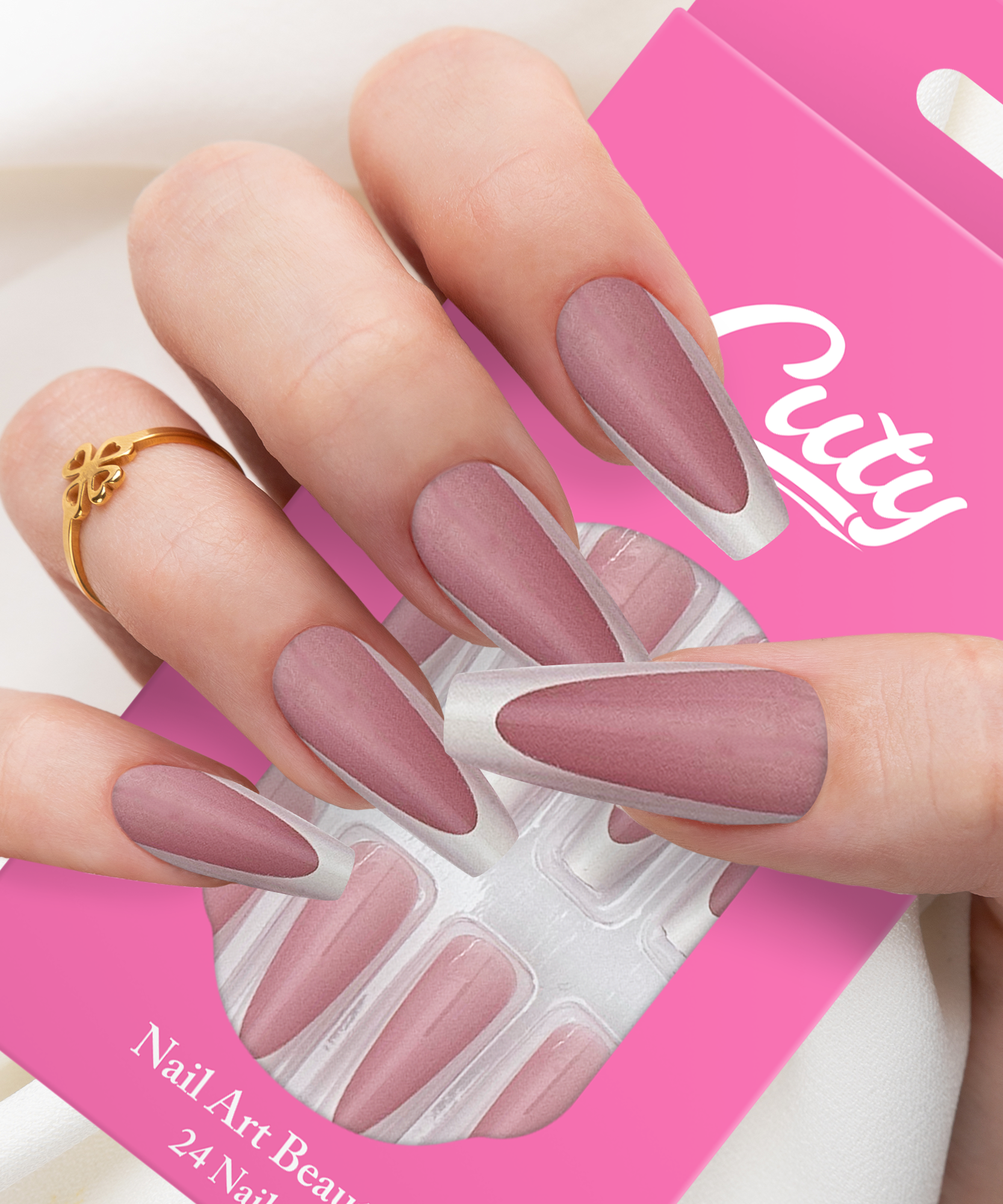 Cuty VersaGel Tape Nails #7