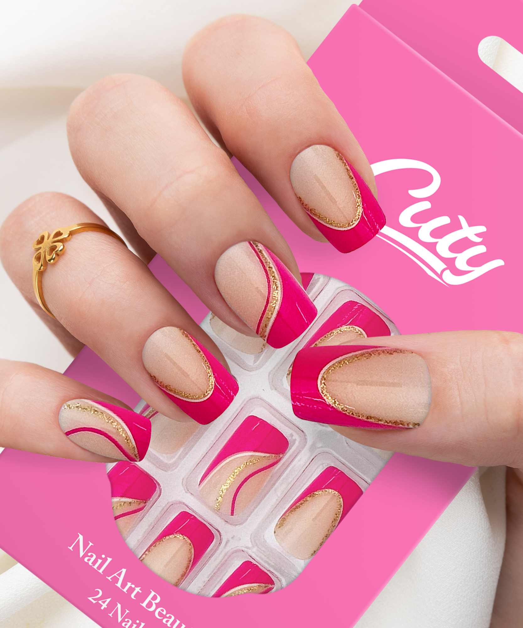 Cuty VersaGel Tape Nails #9