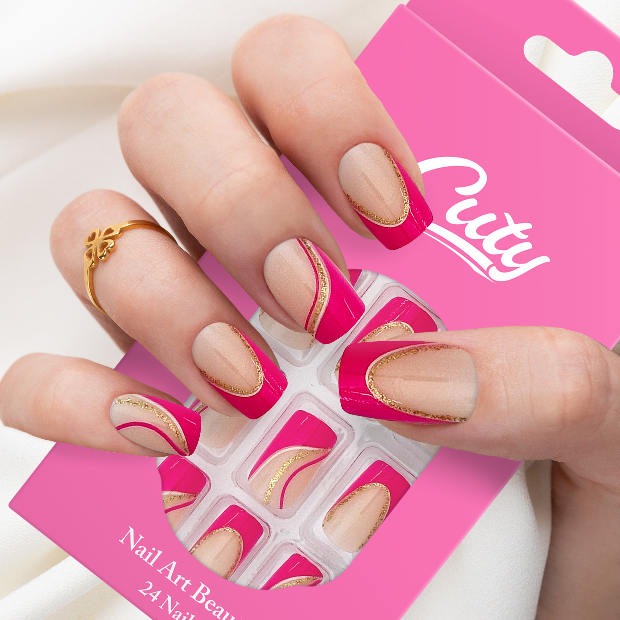 Cuty VersaGel Tape Nails #9