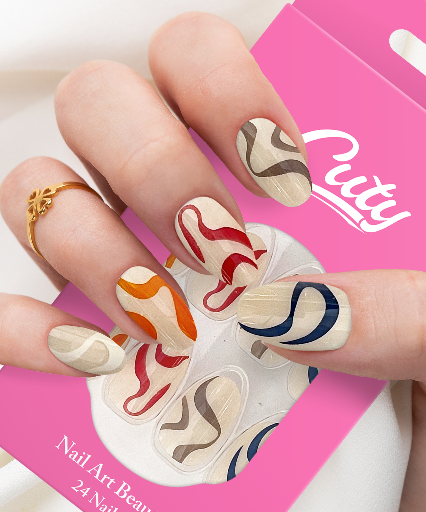 Cuty VersaGel Tape Nails #4