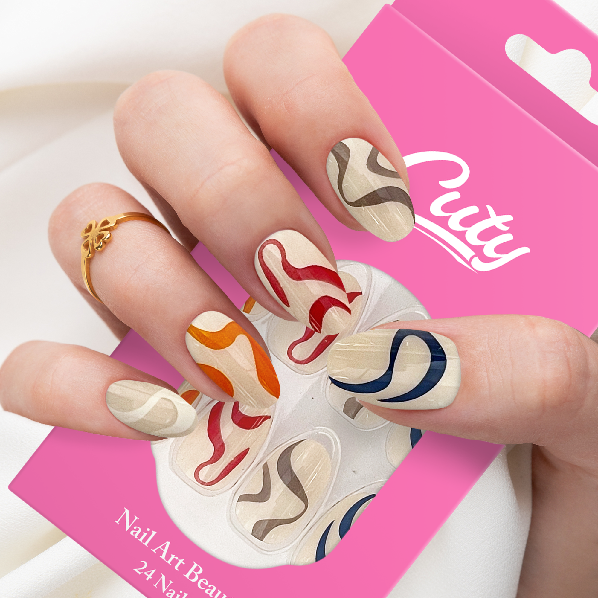 Cuty VersaGel Tape Nails #4