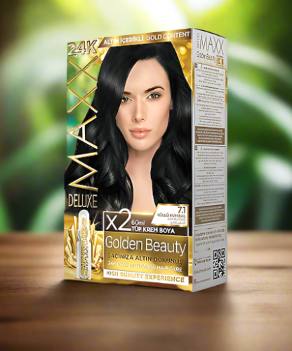 Maxx Deluxe 24K Gold Hair Dye - Ash Blonde (7.1)