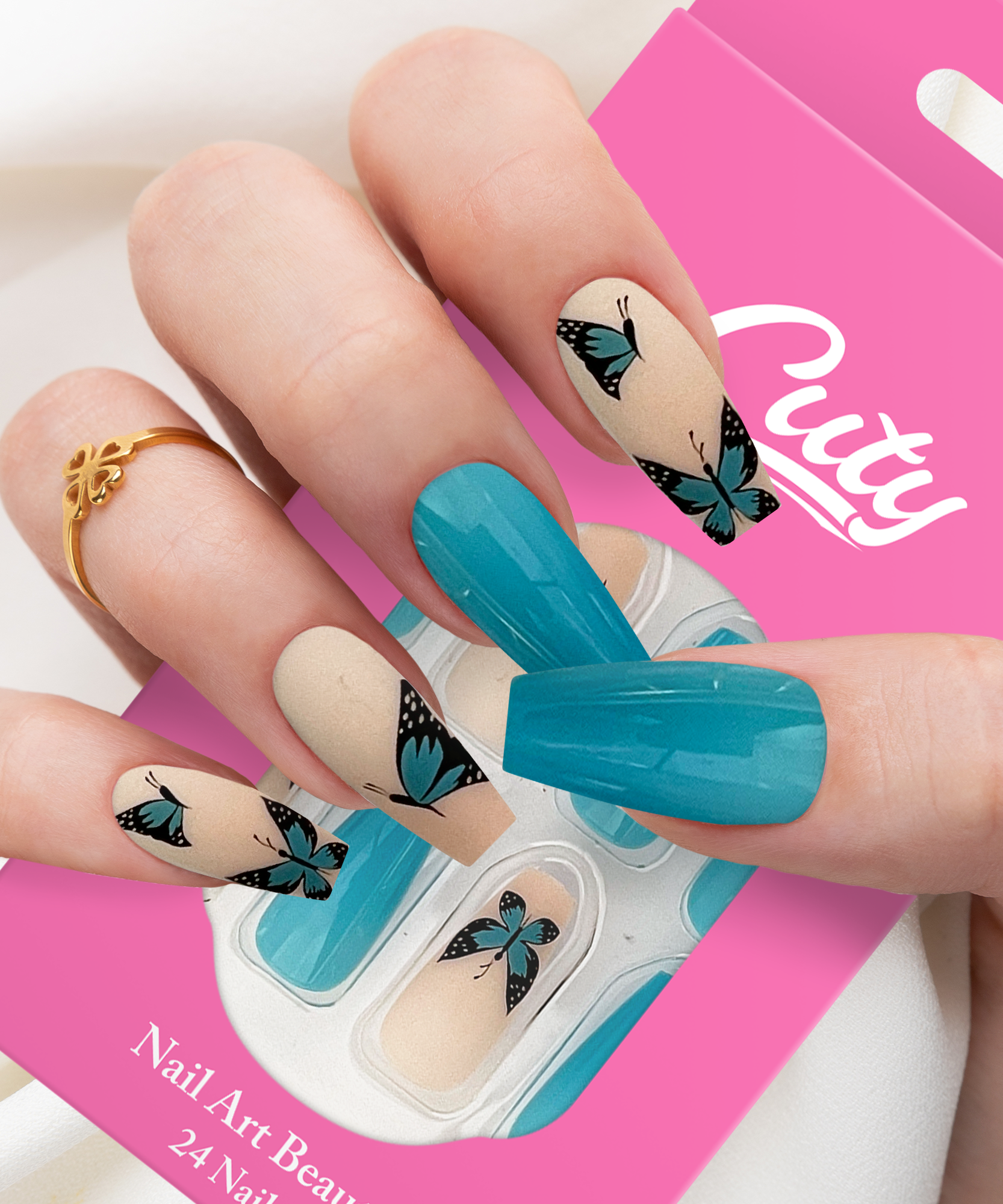 Cuty VersaGel Tape Nails #6