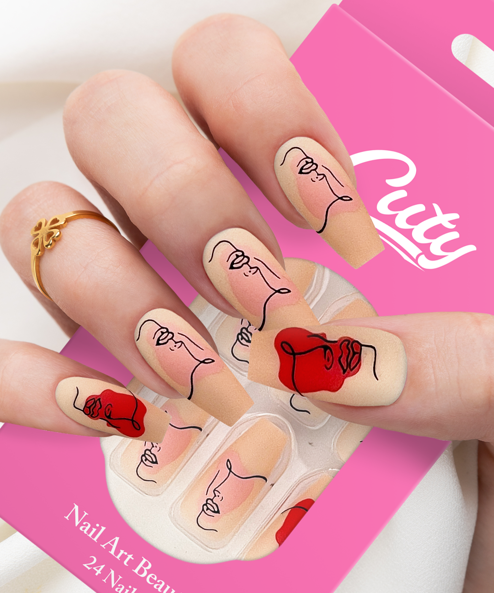 Cuty VersaGel Tape Nails #6