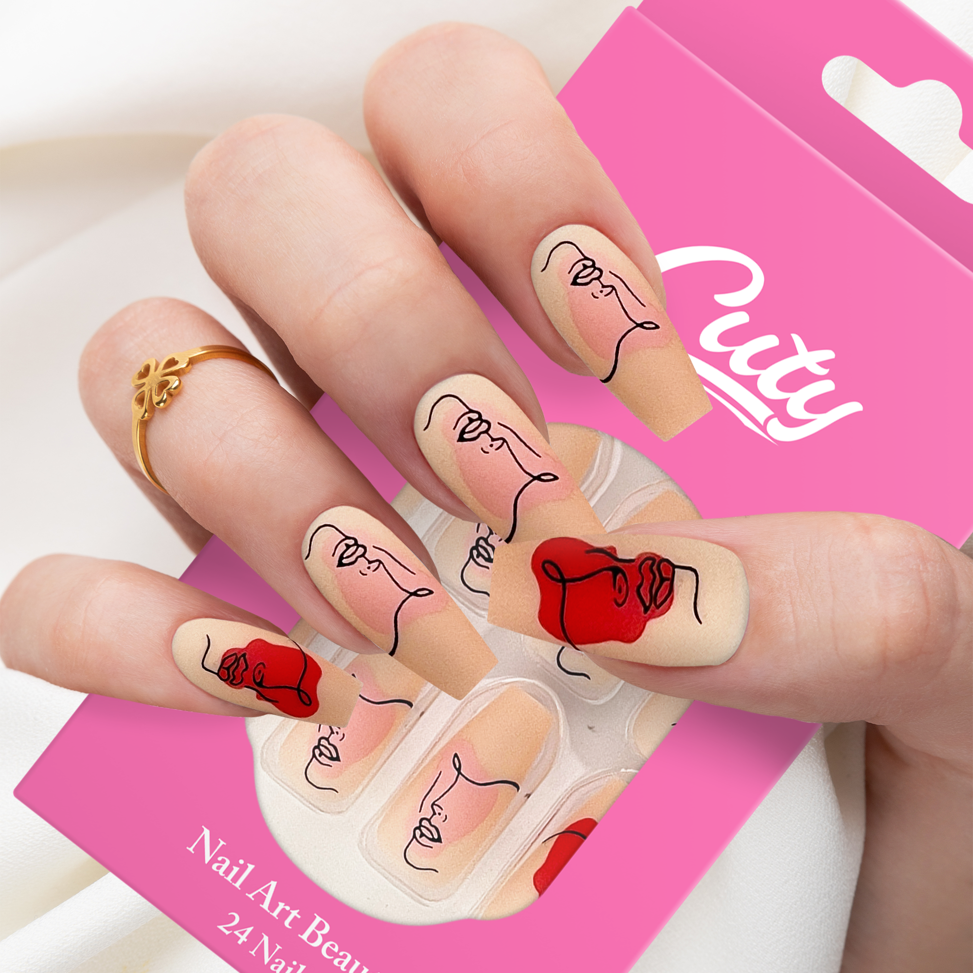 Cuty VersaGel Tape Nails #6