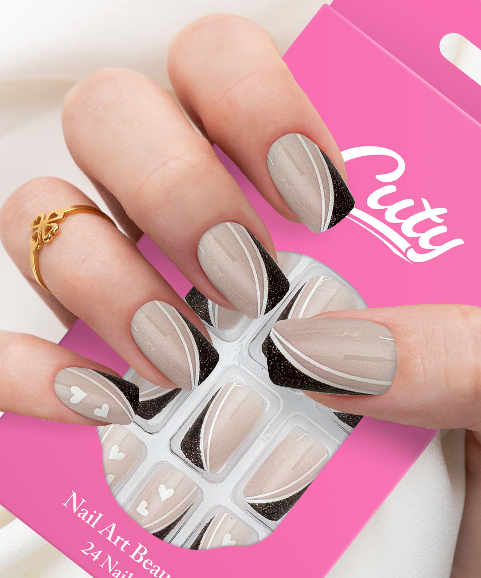 Cuty VersaGel Tape Nails #9