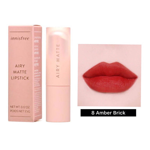 Innisfree - Airy Matte Lipstick (3.5g) - 8 Amber Brick