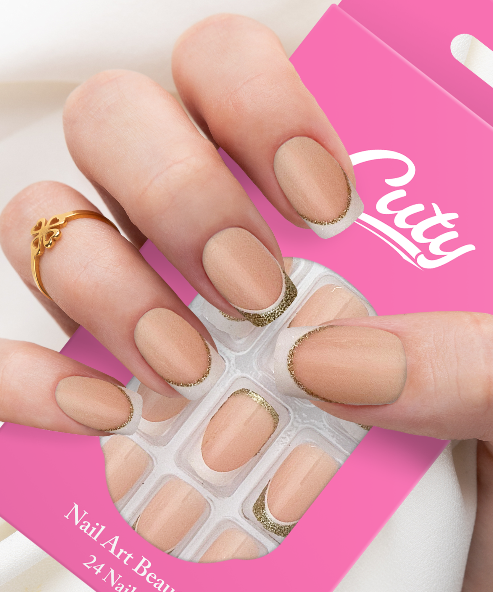 Cuty VersaGel Tape Nails #9