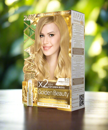 Maxx Deluxe 24K Gold Hair Dye - Wheat Blonde (9.0)