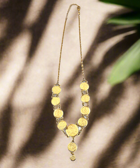 Arabic Necklace Gold Color