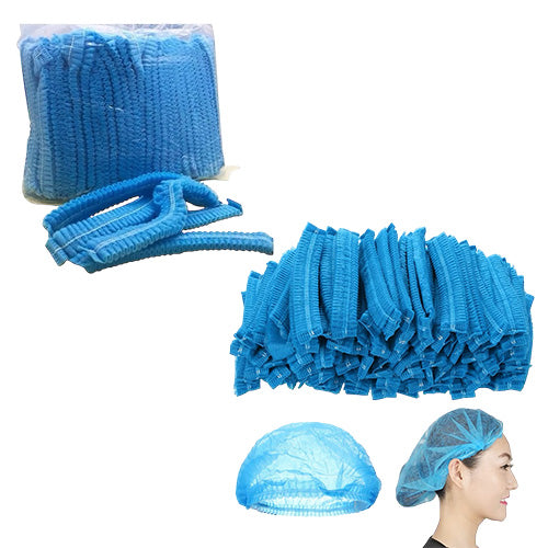 Disposable Caps Blue (100pcs)