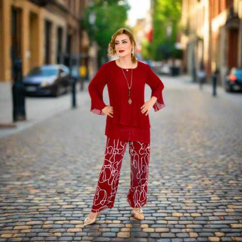 Comfy Blouse & Pants Set