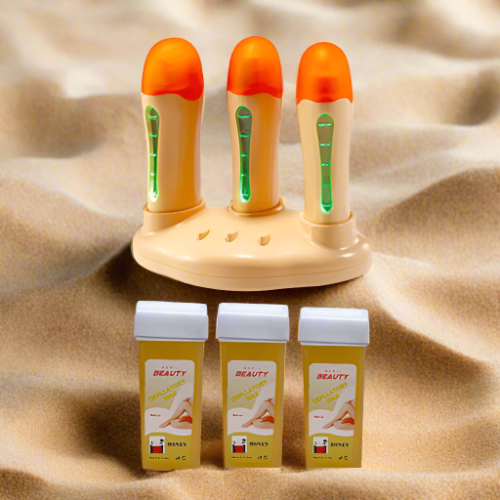 Depilatory Heater with Wax
