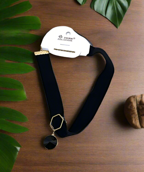 Fancy Black Necklace