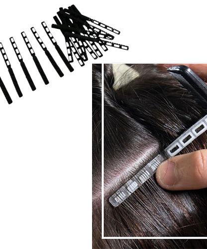 Snap Button Clips Hair Extensions
