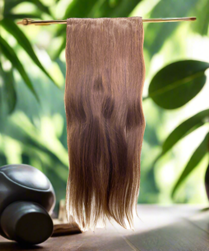 Hair Clips Extension - Brown/Lisse #012