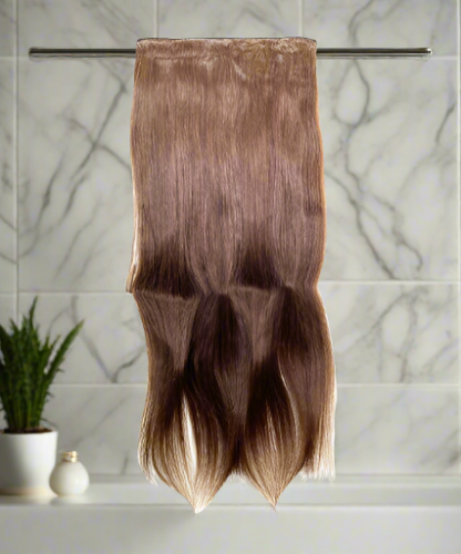 Hair Clips Extension - Dark Brown/Lisse#019