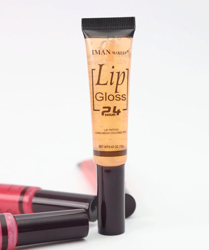 IMAN MAKEUP LIP GLOSS 24 HOURS IMAN MAKEUP LIP GLOSS 24 HOURS