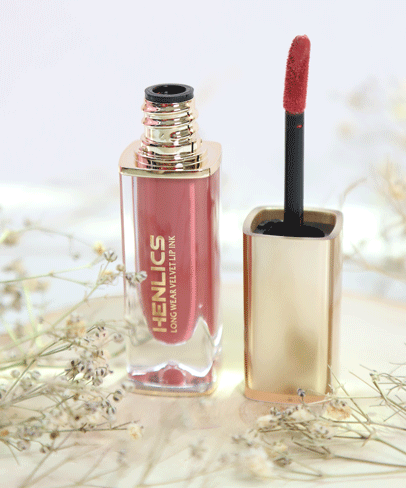 أحمر الشفاه المخملي المقاوم للماء من هينليكس